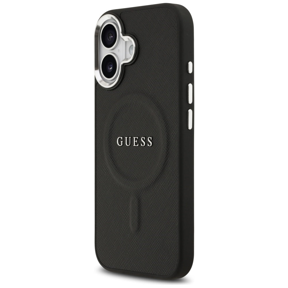Capa MagSafe para Apple iPhone 17, Guess, Classic Logo, Preta