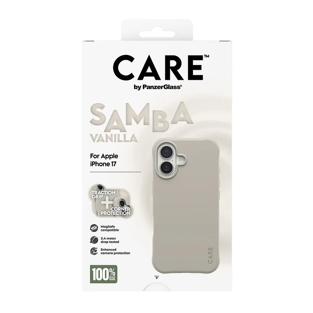Capa MagSafe para Apple iPhone 17, PanzerGlass, Care Fashionable, Bege