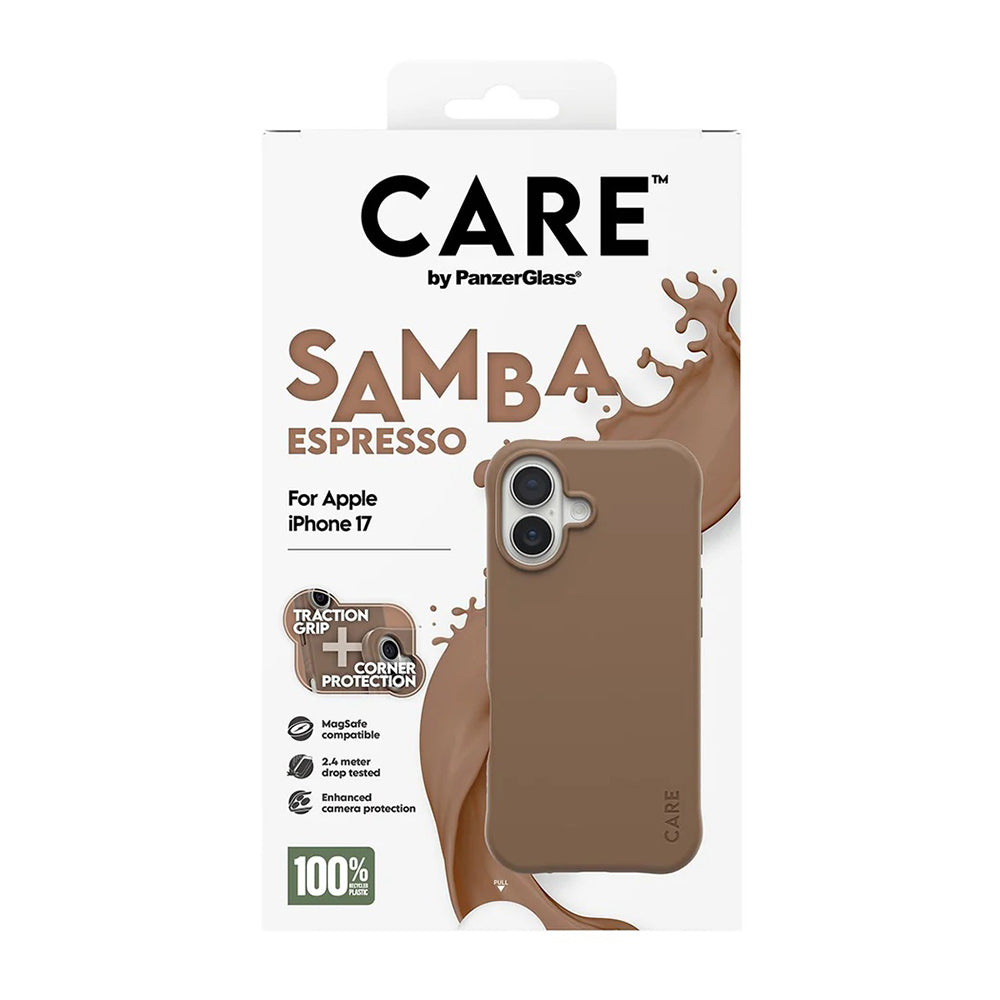 Capa MagSafe para Apple iPhone 17, PanzerGlass, Care Fashionable, Castanho
