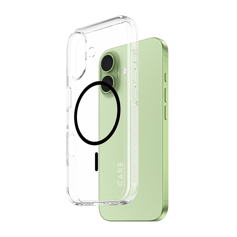 Capa MagSafe para Apple iPhone 17, PanzerGlass, Care Urban Explorer, Transparente Negra