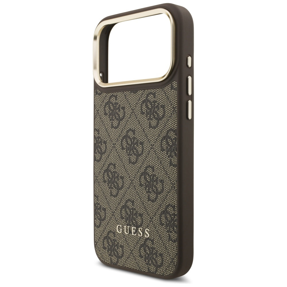 Capa MagSafe para Apple iPhone 17 Pro, Guess, Cardslot 4G, Marrom