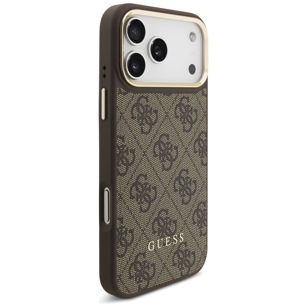 Capa MagSafe para Apple iPhone 17 Pro, Guess, Cardslot 4G, Marrom