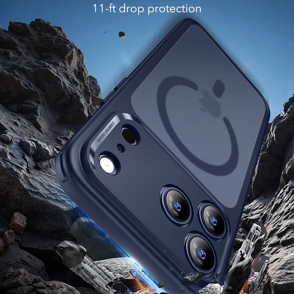 Capa MagSafe para Apple iPhone 17 Pro Max, ESR, Classic Hybrid, Azul Acetinado