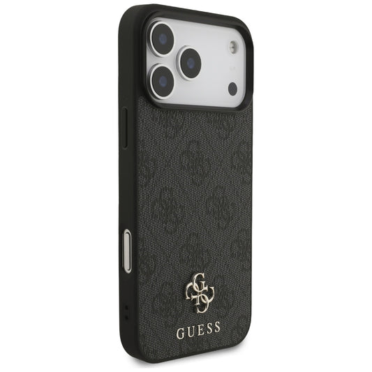 Capa MagSafe para Apple iPhone 17 Pro Max, Guess, 4G Small and Classic Logo, Preta