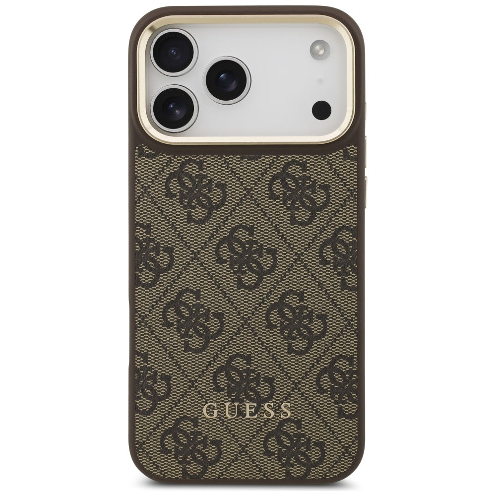 Capa MagSafe para Apple iPhone 17 Pro Max, Guess, Cardslot 4G, Marrom