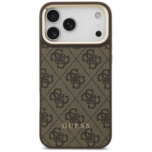 Capa MagSafe para Apple iPhone 17 Pro Max, Guess, Cardslot 4G, Marrom
