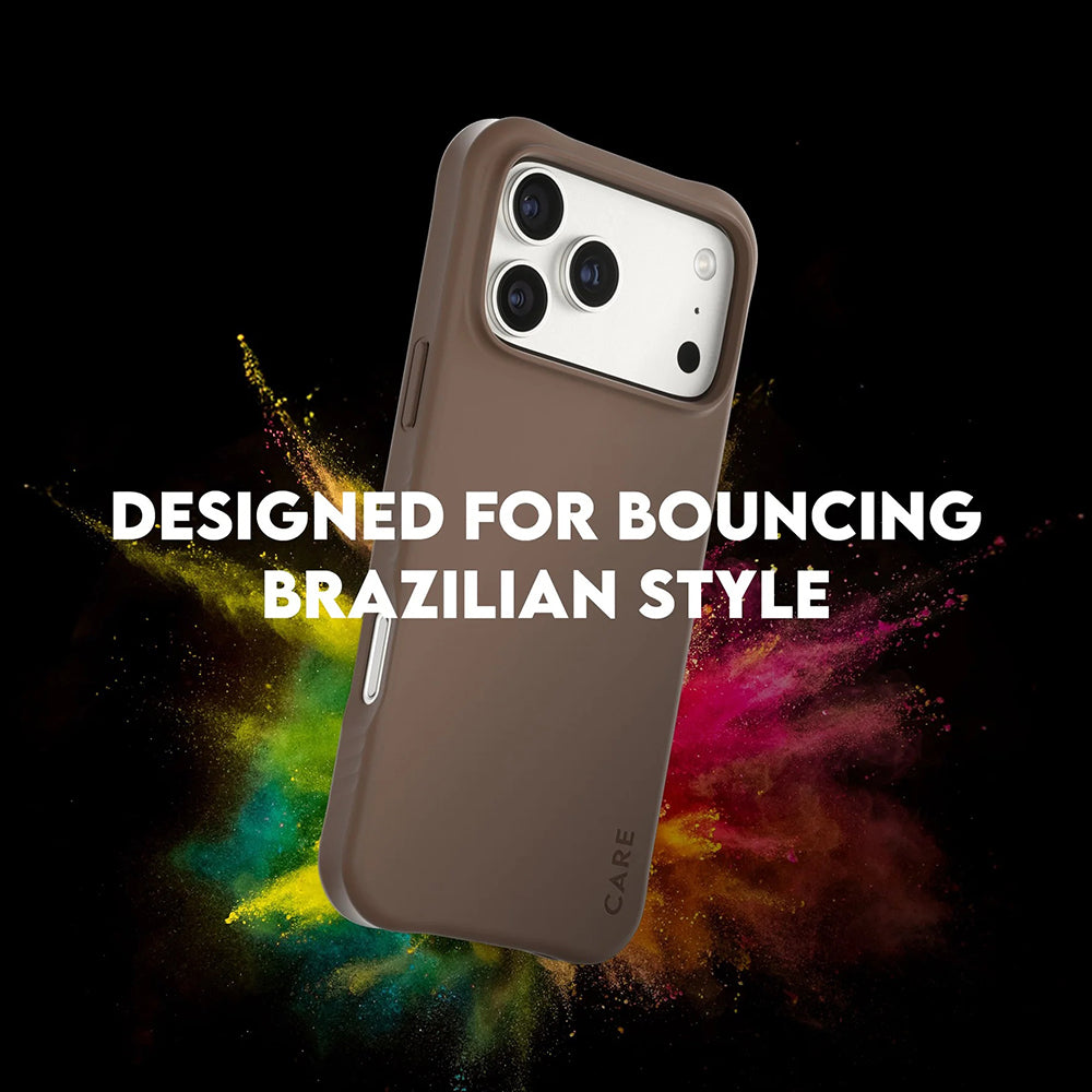 Capa MagSafe para Apple iPhone 17 Pro Max, PanzerGlass, Care Fashionable, Castanho