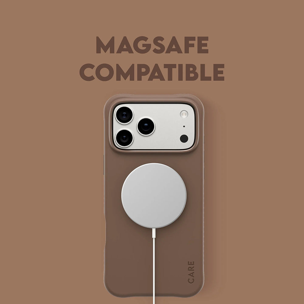 Capa MagSafe para Apple iPhone 17 Pro Max, PanzerGlass, Care Fashionable, Castanho