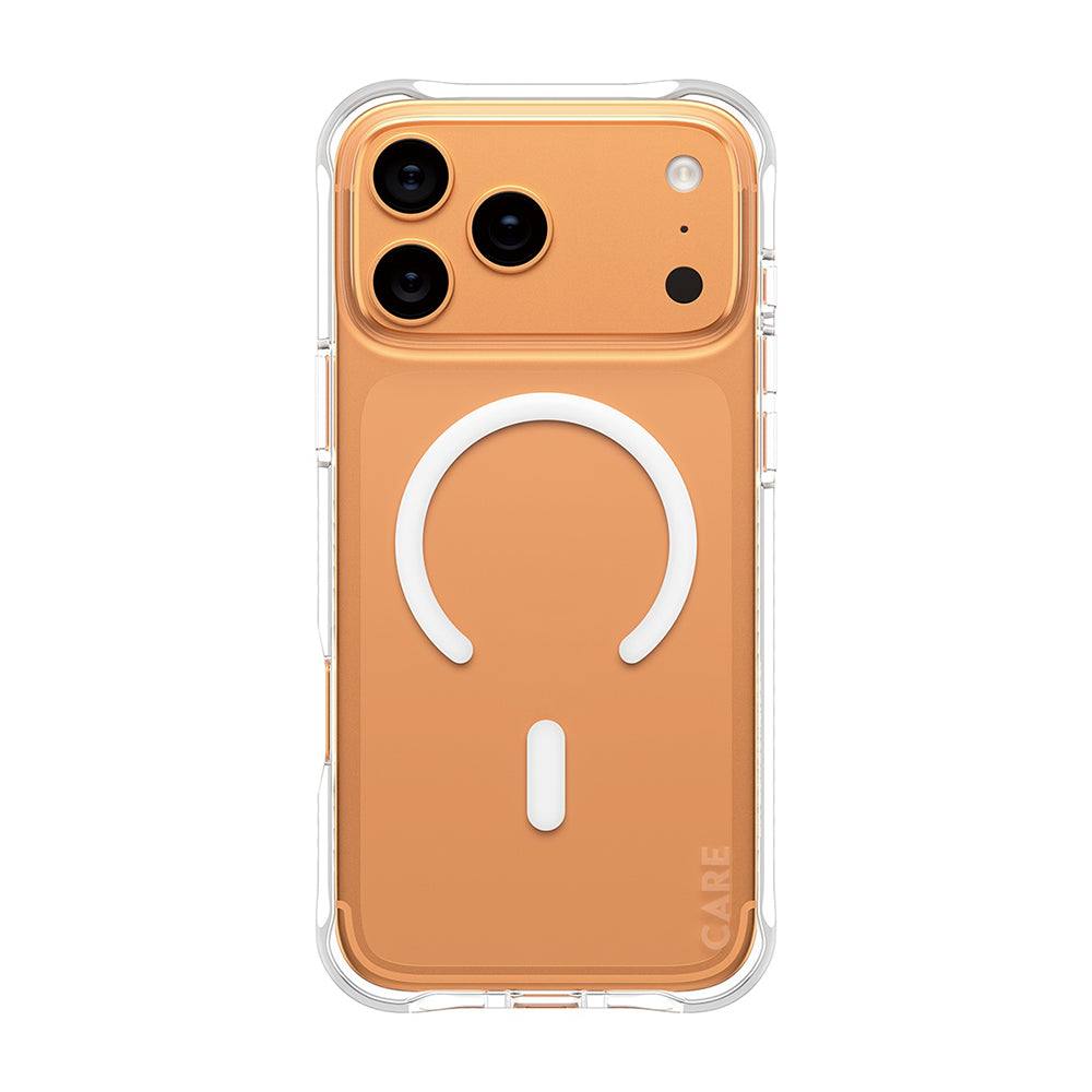 Capa MagSafe para Apple iPhone 17 Pro Max, PanzerGlass, Care Fashionable, Transparente Branca