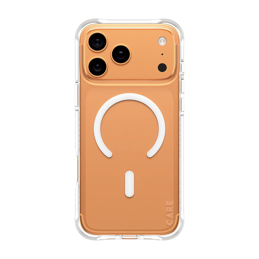 Capa MagSafe para Apple iPhone 17 Pro Max, PanzerGlass, Care Fashionable, Transparente Branca