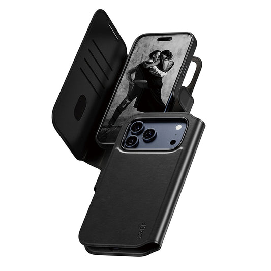 Capa MagSafe para Apple iPhone 17 Pro Max, PanzerGlass, Care Feature Tango Two-in-One, Preta