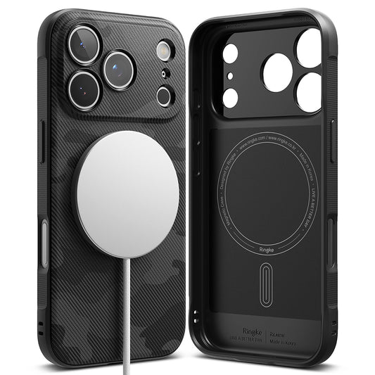 Capa MagSafe para Apple iPhone 17 Pro Max, Ringke, Onyx, Camuflagem