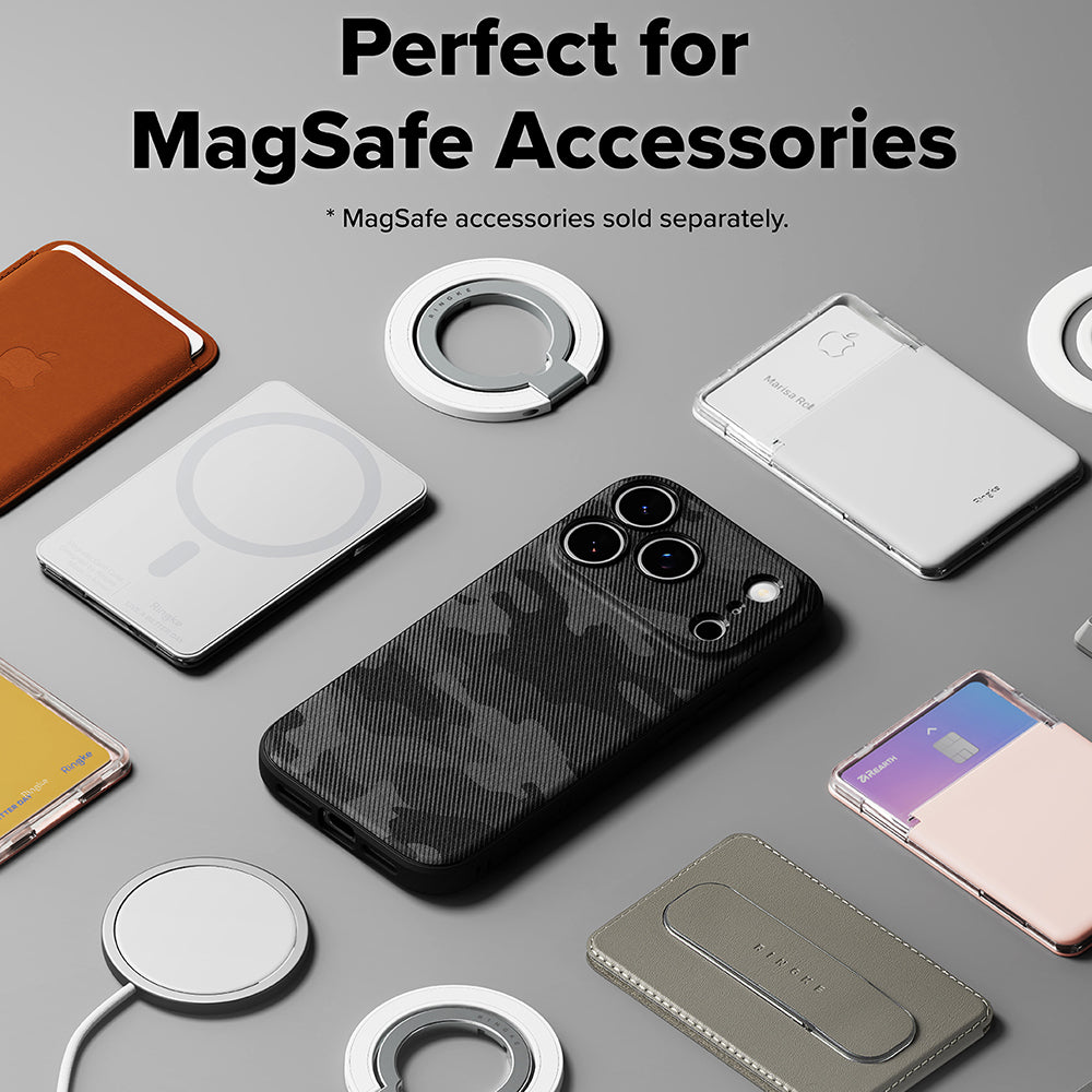 Capa MagSafe para Apple iPhone 17 Pro Max, Ringke, Onyx, Camuflagem