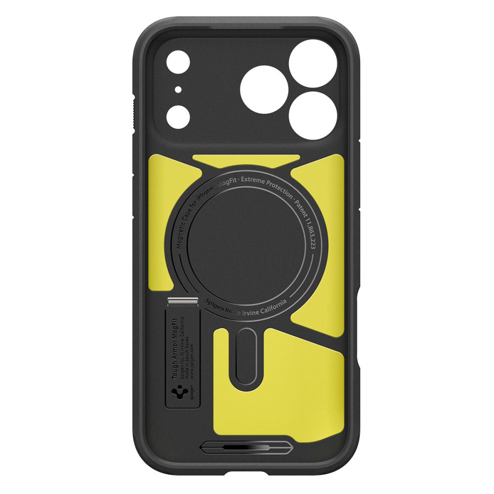 Capa MagSafe para Apple iPhone 17 Pro Max, Spigen, Tough Armor T, Cinza ACS10298
