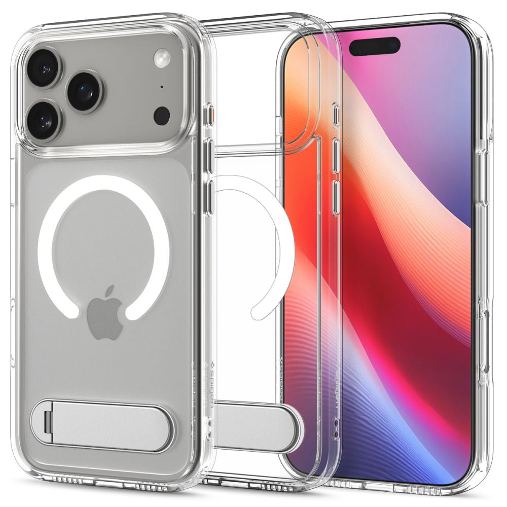 Capa MagSafe para Apple iPhone 17 Pro Max, Spigen, Ultra Hybrid S, Transparente