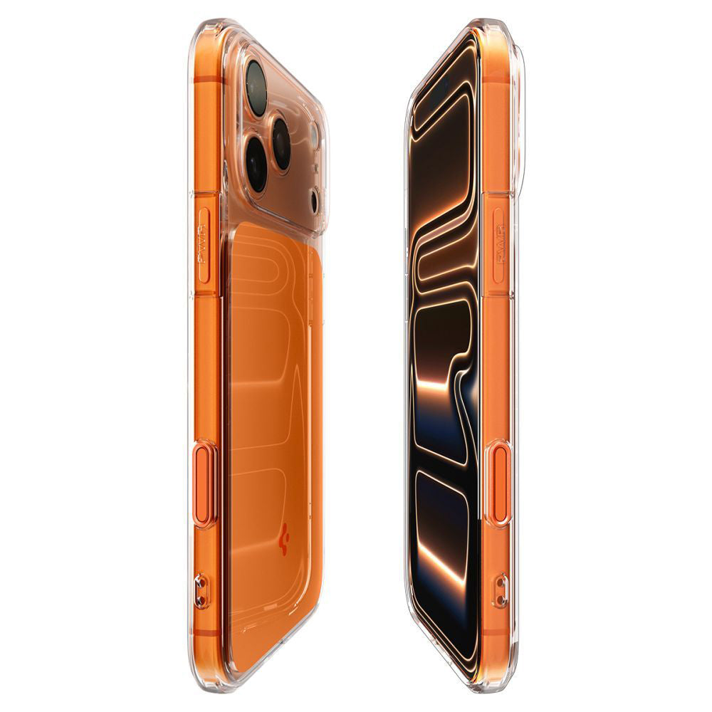 Capa MagSafe para Apple iPhone 17 Pro Max, Spigen, Ultra Hybrid T, Laranja ACS10474