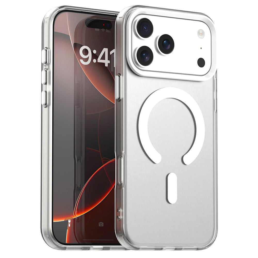 Capa MagSafe para Apple iPhone 17 Pro Max, Techsuit, CandyCase, Branca