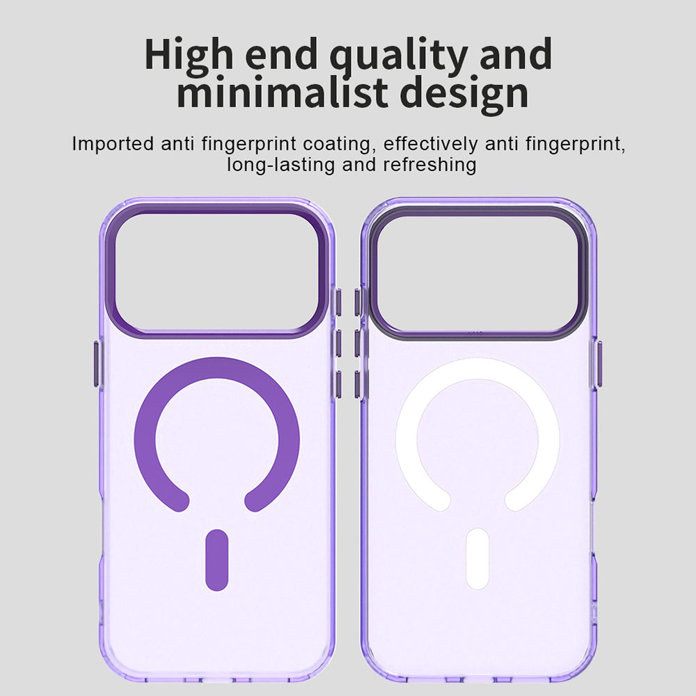 Capa MagSafe para Apple iPhone 17 Pro Max, Techsuit, CandyCase, Roxo