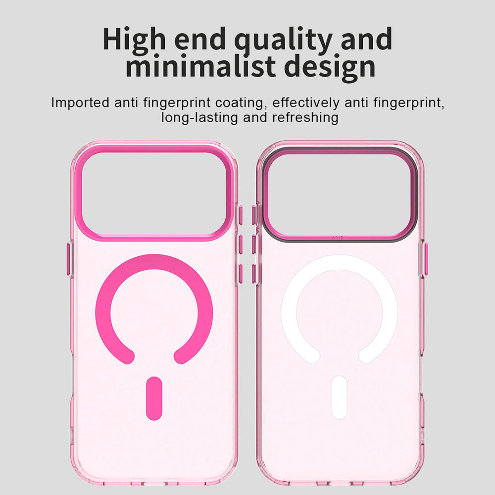 Capa MagSafe para Apple iPhone 17 Pro Max, Techsuit, CandyCase, Rosa