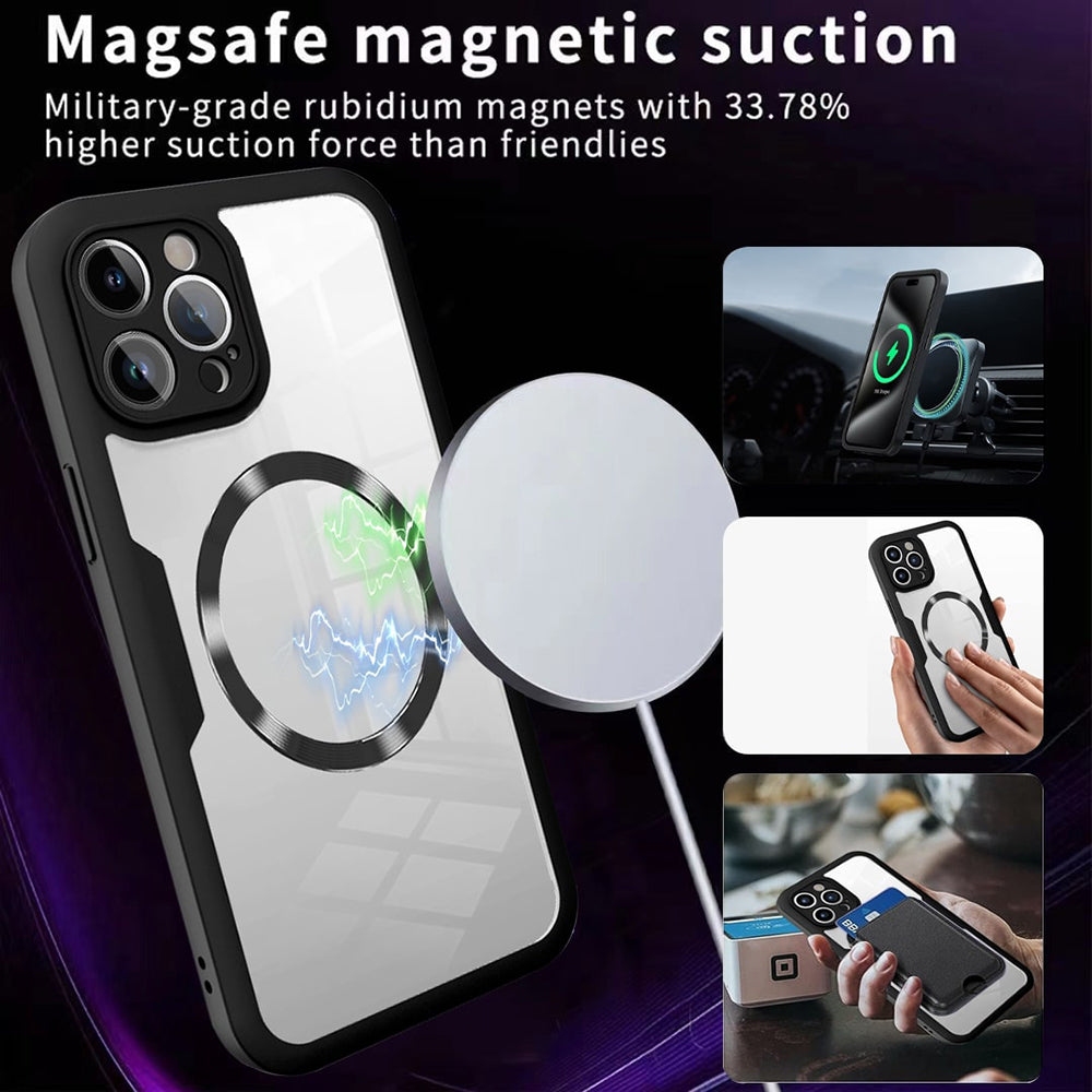 MagSafe Case for Apple iPhone 17 Pro Max, Techsuit, ColorVerse 360, Pink
