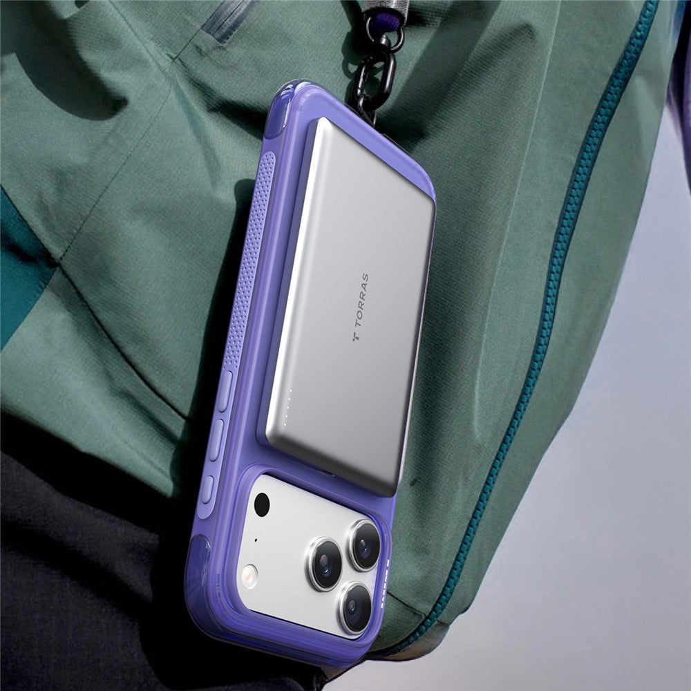 Capa MagSafe para Apple iPhone 17 Pro Max, Torras, Ostand O3 Air, Cinzento