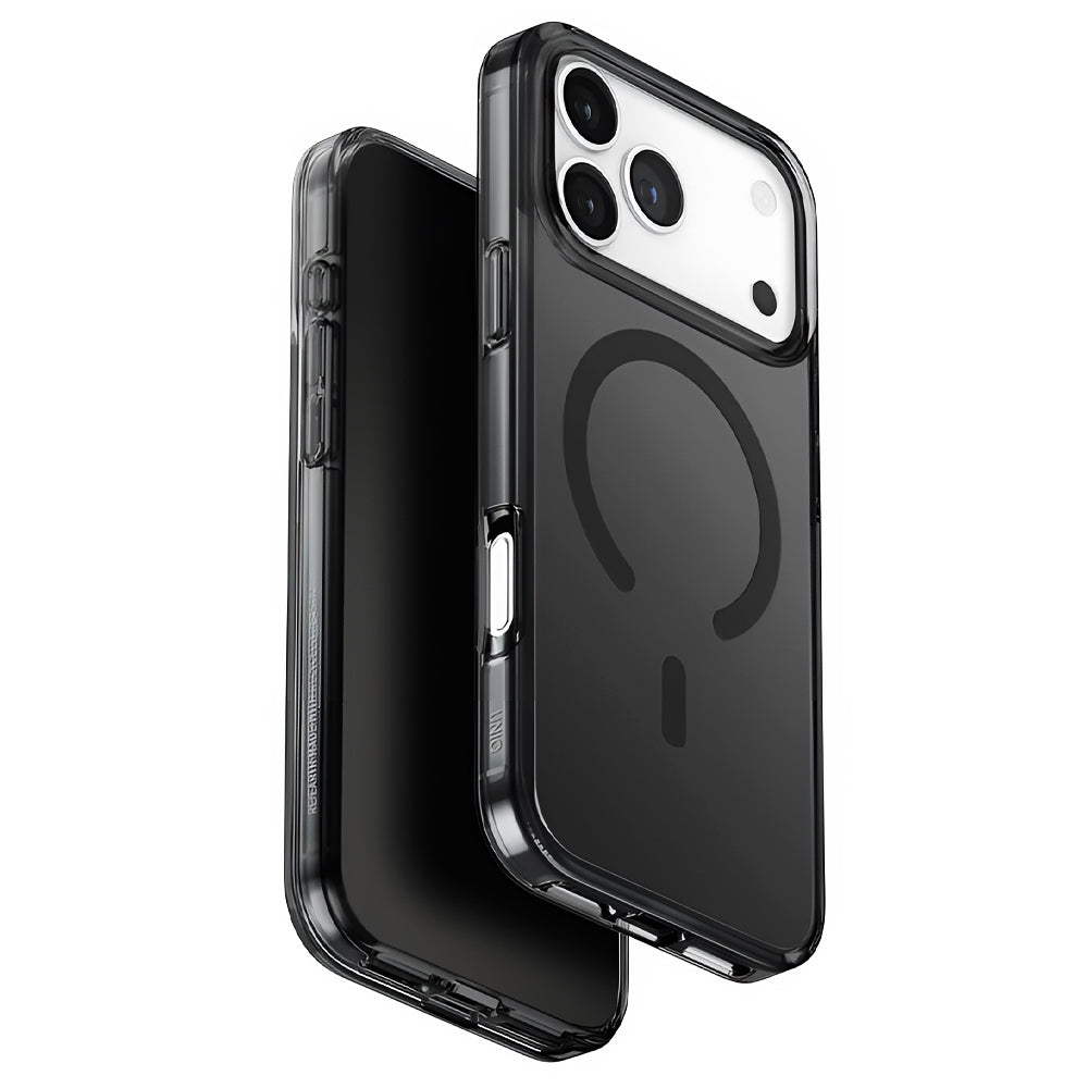 Capa MagSafe para Apple iPhone 17 Pro Max, UNIQ, Clario MagClick, Preta