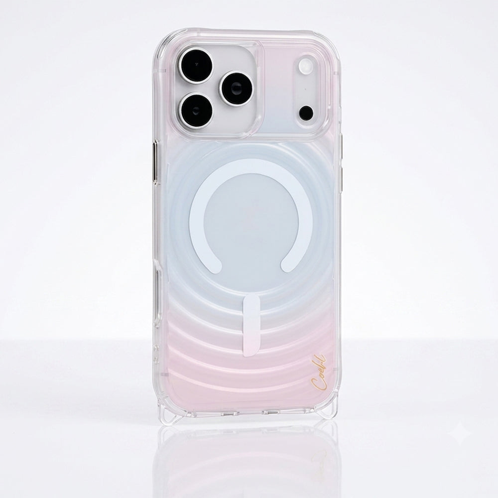 Capa MagSafe para Apple iPhone 17 Pro Max, UNIQ, Coehl, Iridescente