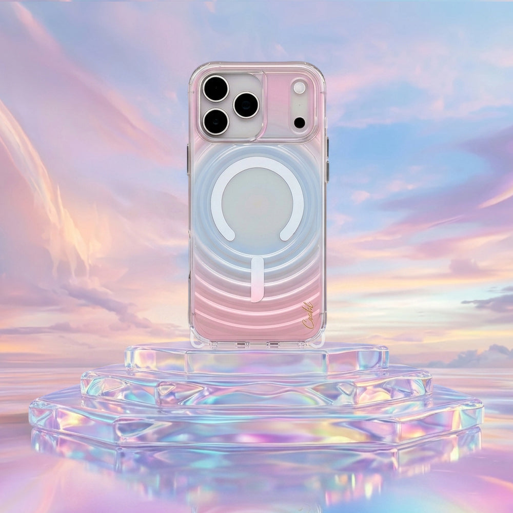 Capa MagSafe para Apple iPhone 17 Pro Max, UNIQ, Coehl, Iridescente