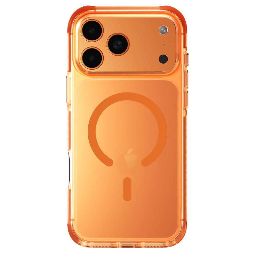 Capa MagSafe para Apple iPhone 17 Pro Max, UNIQ, Combat MagClick, Laranja