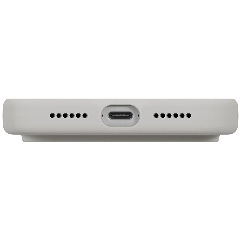Capa MagSafe para Apple iPhone 17 Pro Max, UNIQ, Lino MagClick, Cinzento