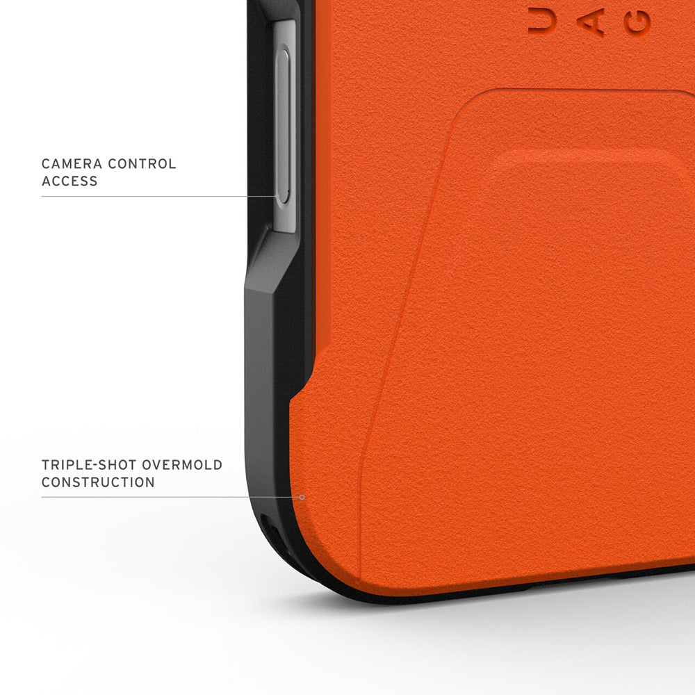 Capa MagSafe para Apple iPhone 17 Pro Max, Urban Armor Gear, Civilian LT, Laranja