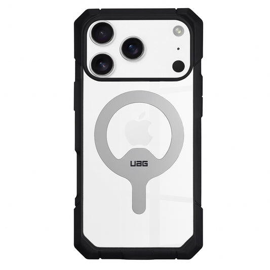 Capa MagSafe para Apple iPhone 17 Pro Max, Urban Armor Gear, Trooper, Cinza Transparente