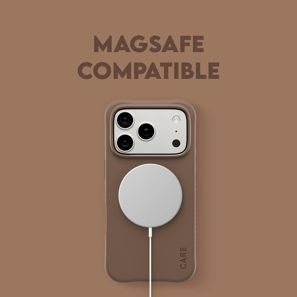 Capa MagSafe para Apple iPhone 17 Pro, PanzerGlass, Care Fashionable, Marrom