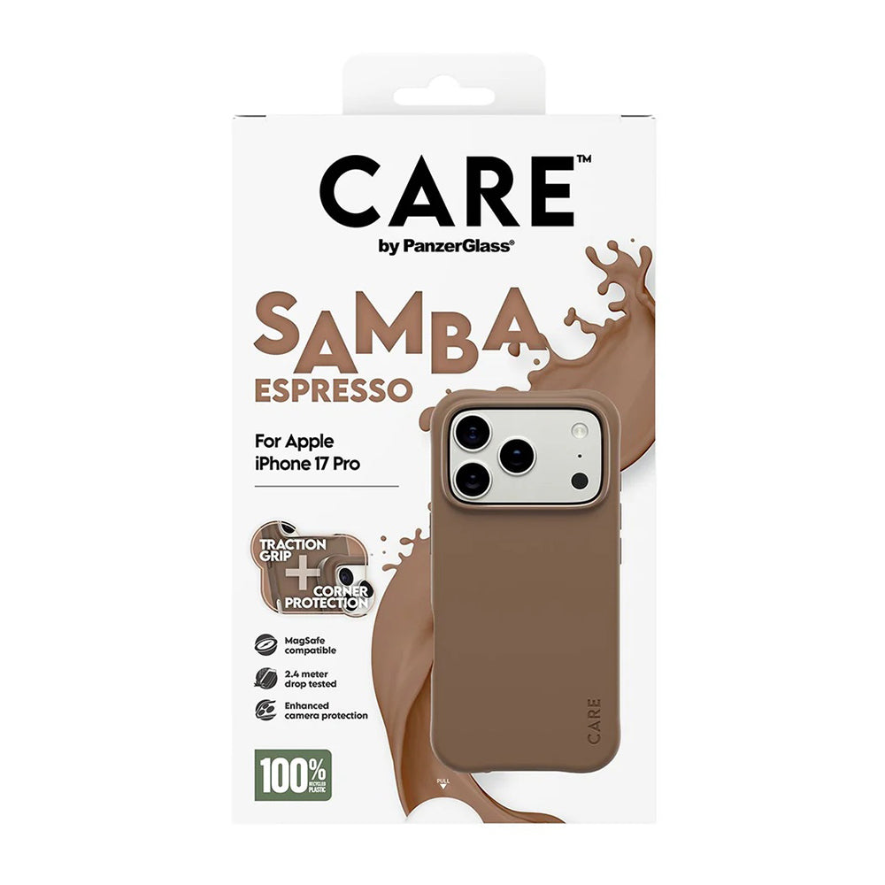 Capa MagSafe para Apple iPhone 17 Pro, PanzerGlass, Care Fashionable, Marrom