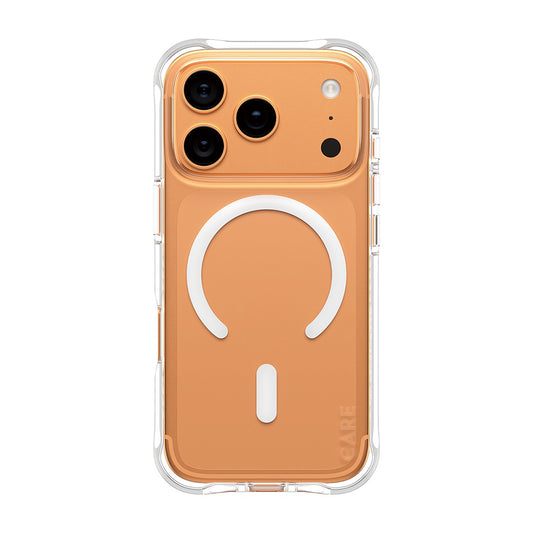 Capa MagSafe para Apple iPhone 17 Pro, PanzerGlass, Care Fashionable, Transparente Branca