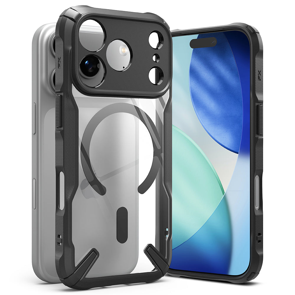 Capa MagSafe para Apple iPhone 17 Pro, Ringke, Fusion X, Preta
