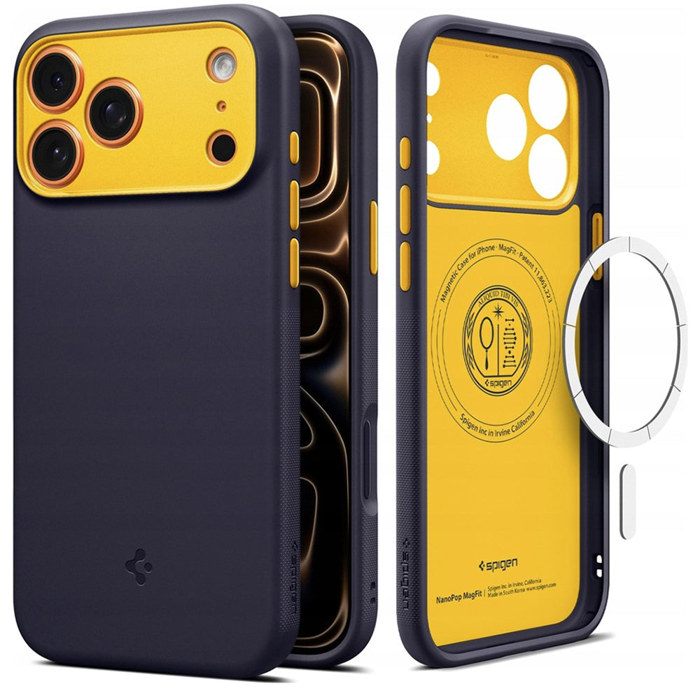 Capa MagSafe para Apple iPhone 17 Pro, Spigen, Caseology Nano Pop, Roxo ACS10326