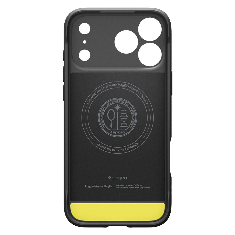 Capa MagSafe para Apple iPhone 17 Pro, Spigen, Rugged Armor, Preta Fosca ACS10329