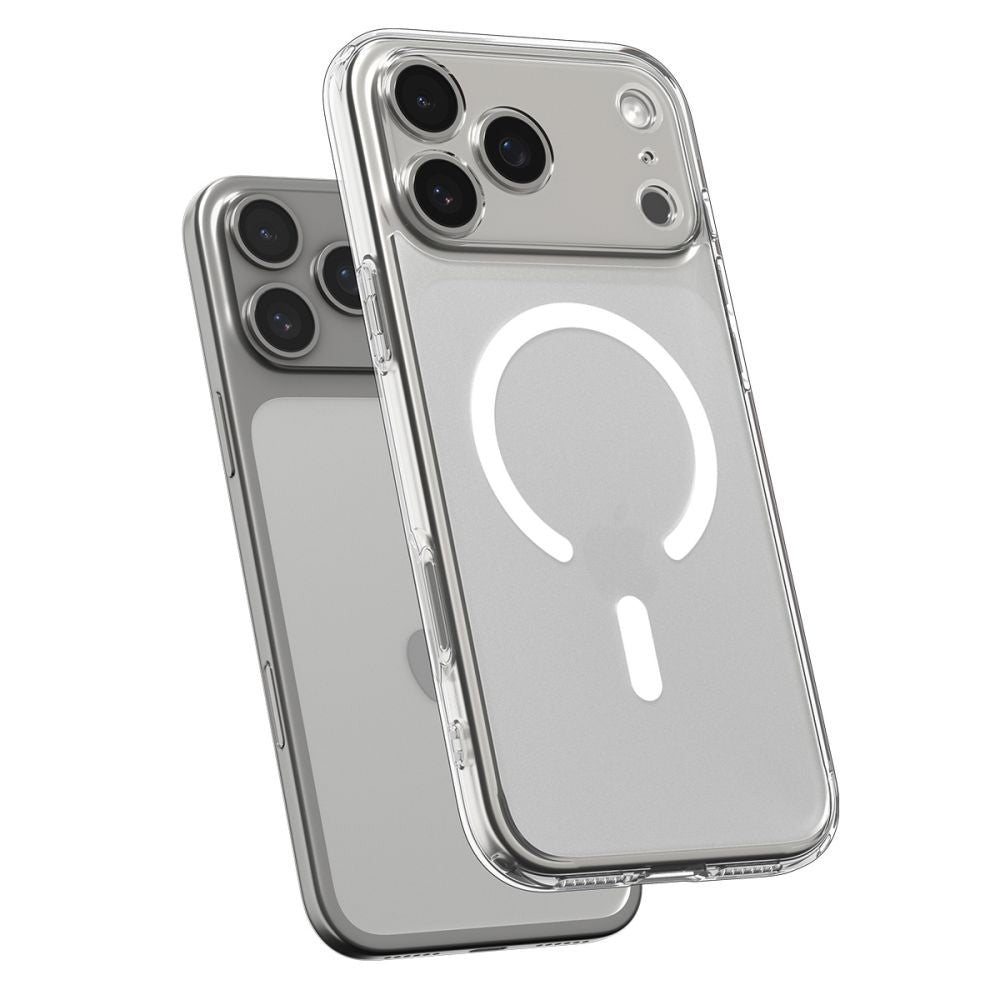 Capa MagSafe para Apple iPhone 17 Pro, Spigen, Ultra Hybrid, Branco Acetinado ACS10350