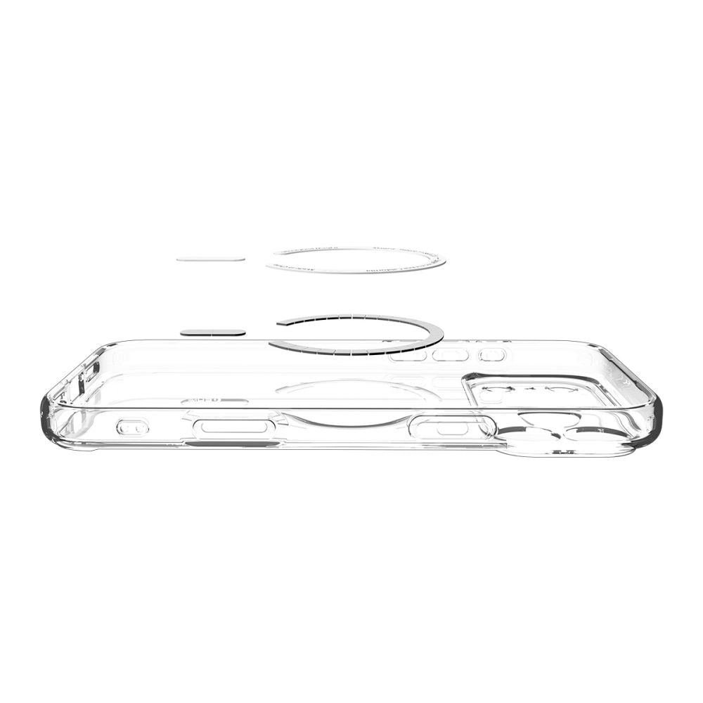 Capa MagSafe para Apple iPhone 17 Pro, Spigen, Ultra Hybrid, Dourada Transparente