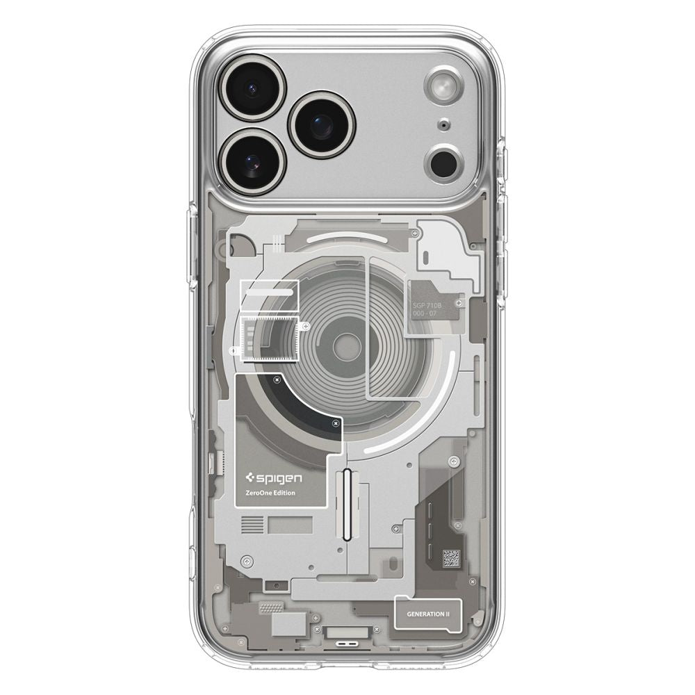 Capa MagSafe para Apple iPhone 17 Pro, Spigen, Ultra Hybrid Neo One, Transparente ACS10354