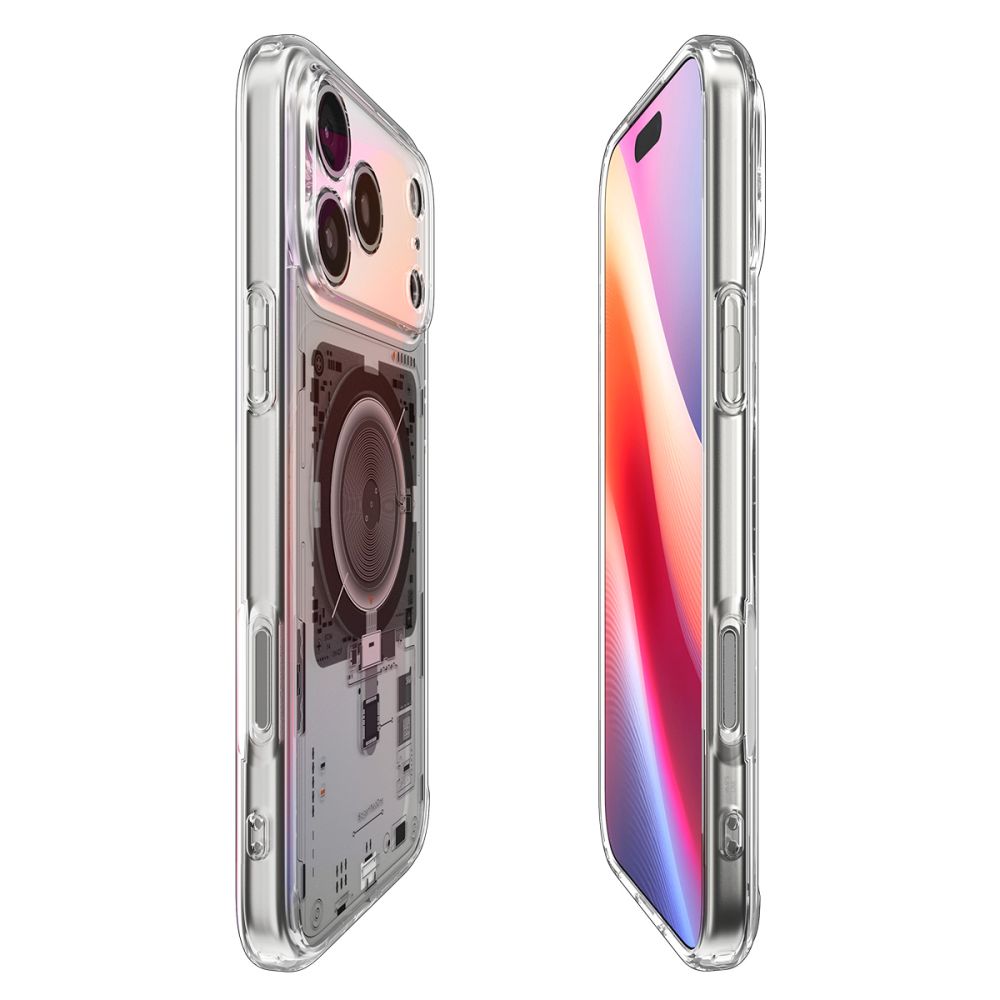 Capa MagSafe para Apple iPhone 17 Pro, Spigen, Ultra Hybrid Neo One, Transparente ACS10354