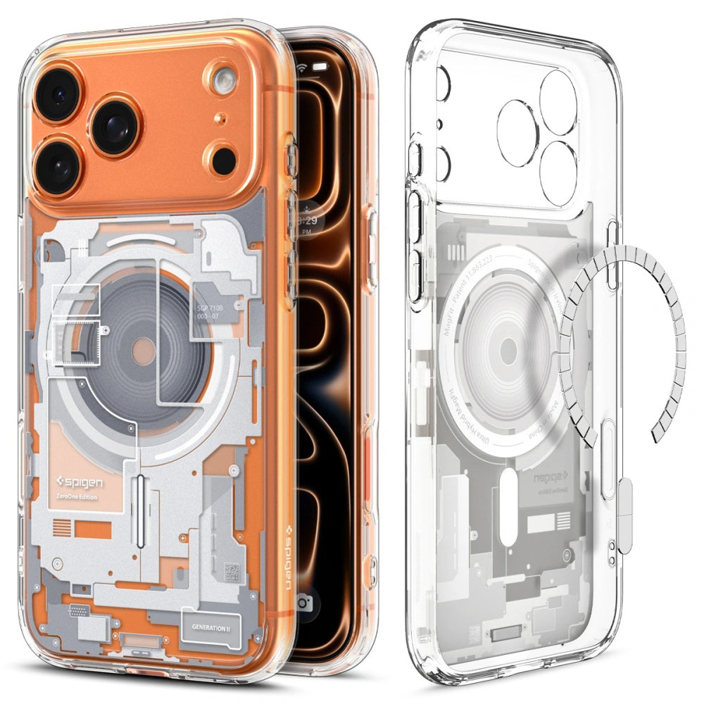 Capa MagSafe para Apple iPhone 17 Pro, Spigen, Ultra Hybrid Zero One, Branca ACS10351