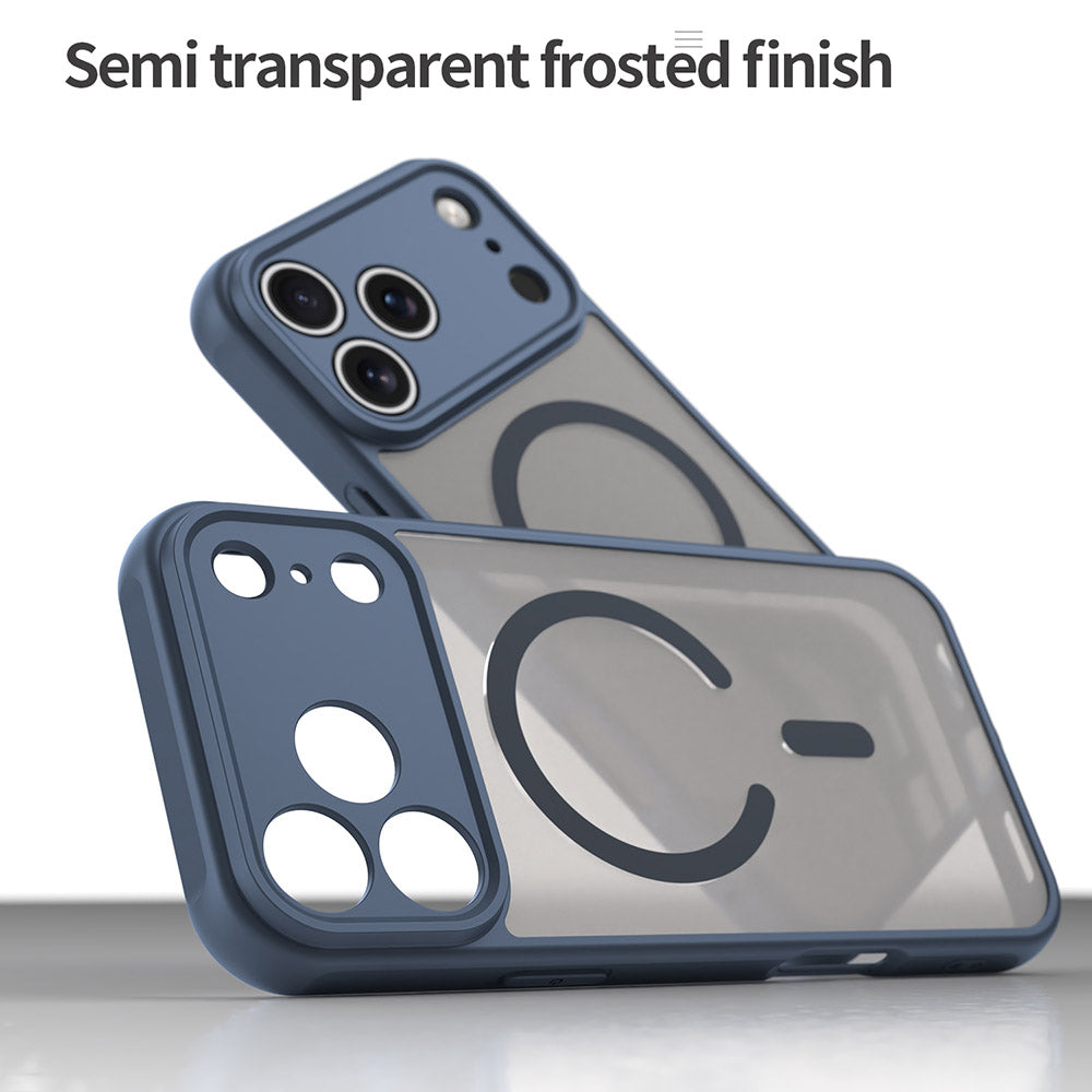 Capa MagSafe para Apple iPhone 17 Pro, Techsuit, HaloFrost II, Azul-marinho