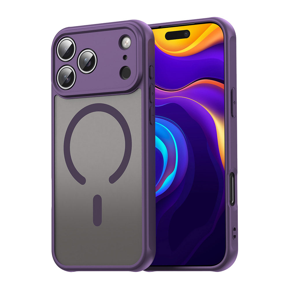 MagSafe Case for Apple iPhone 17 Pro, Techsuit, HaloFrost II, Purple