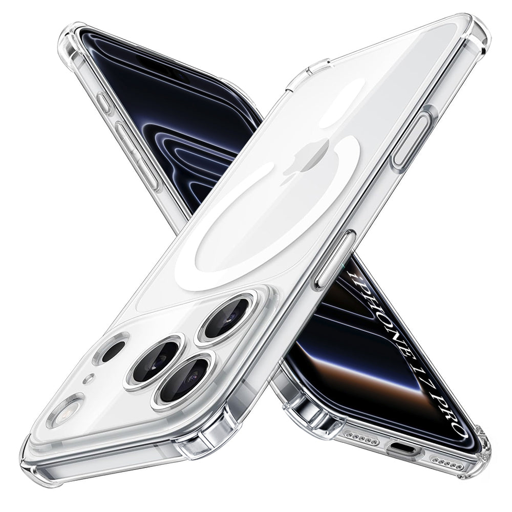 Capa MagSafe para Apple iPhone 17 Pro, Techsuit, Antichoque, Transparente