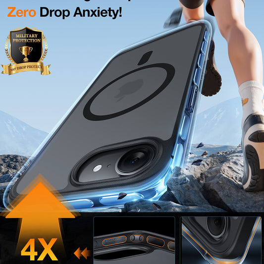 Capa MagSafe para Apple iPhone 17 Pro, Torras, Guardian, Azul