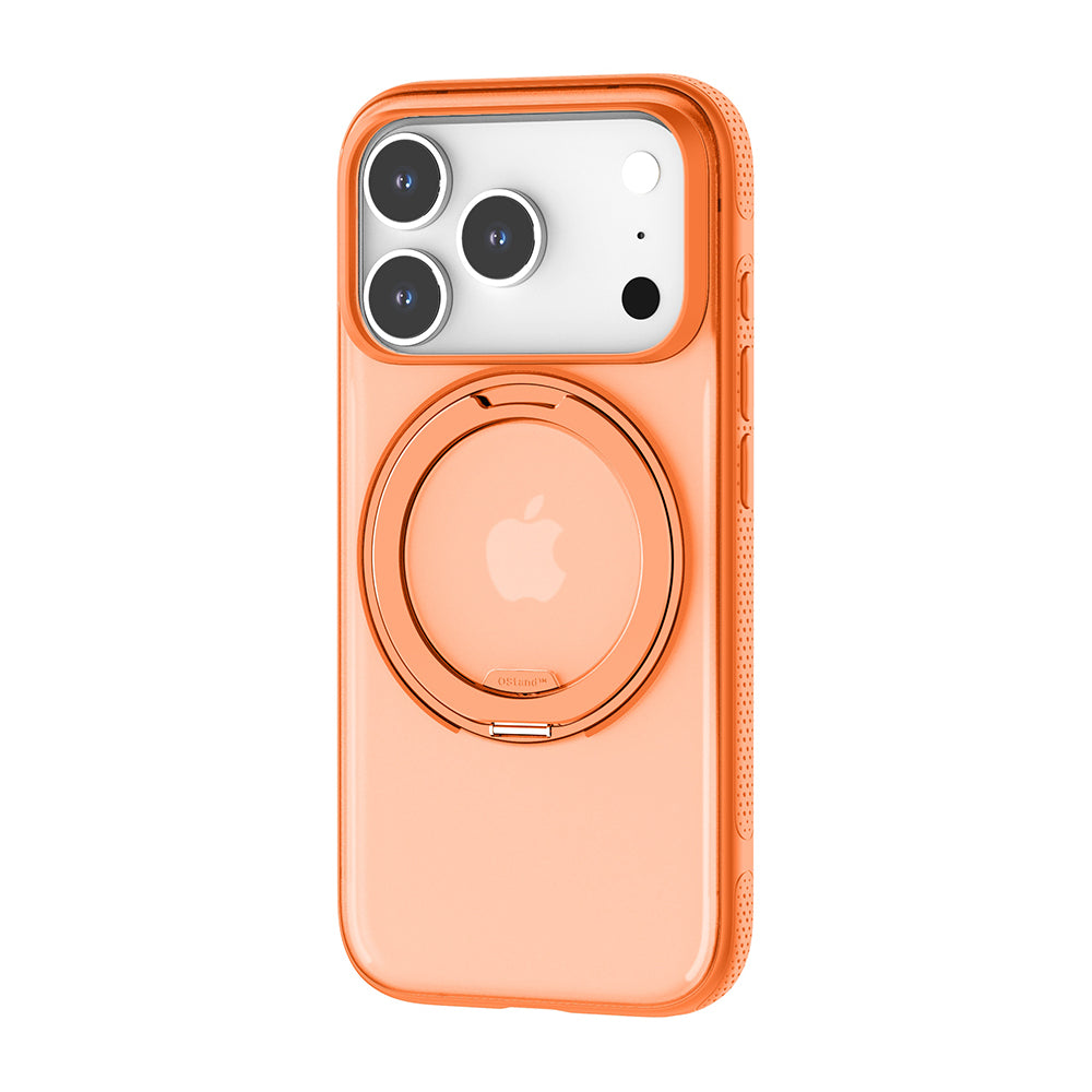 Capa MagSafe para Apple iPhone 17 Pro, Torras, Ostand R Fitness, Laranja