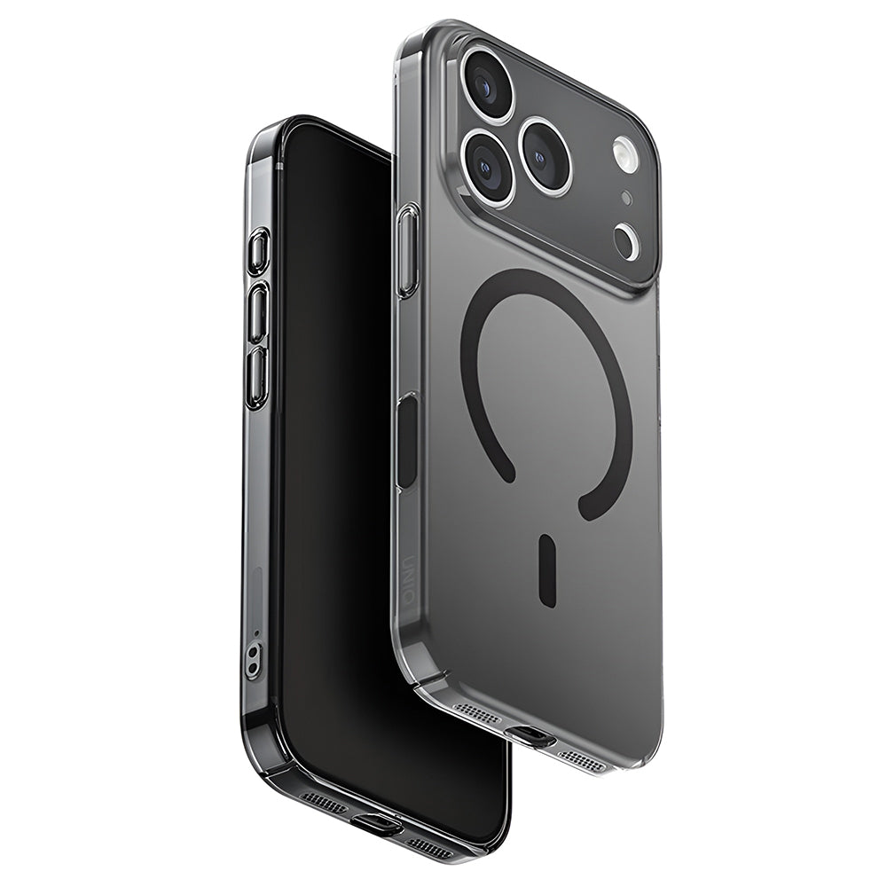 Capa MagSafe para Apple iPhone 17 Pro, UNIQ, AirSuit MagClick, Preta