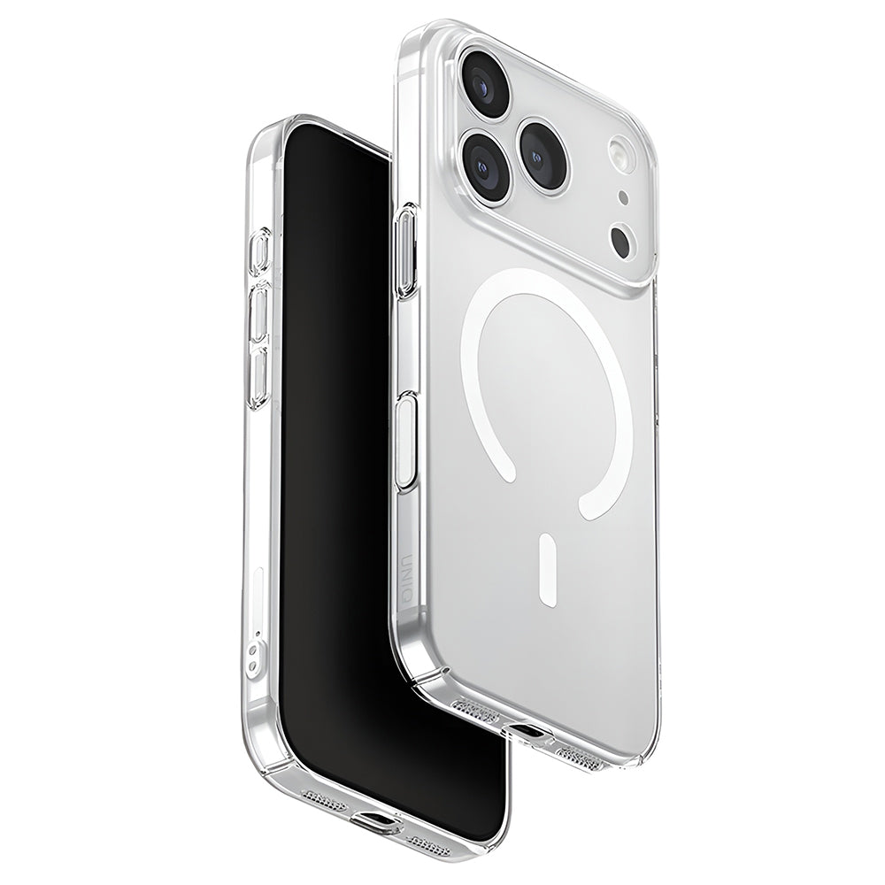Capa MagSafe para Apple iPhone 17 Pro, UNIQ, AirSuit MagClick, Transparente